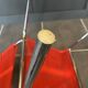 Scoubidou chair or vintage 1960 red chrome spaghetti chair
