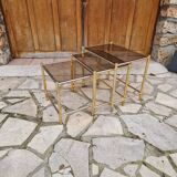 Vintage nesting coffee table