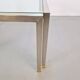 Table basse Regency T28 en laiton et verre de Peter Ghyczy, années 1970