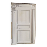 Cupboard door h201.5xl91.5cm with its 19th century molded frame