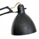Matte black architect lamp Luxo 1001 by Jac Jacobsen for Luxo. Norway 1950s