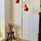 Lampadaire eyeball orange années 70