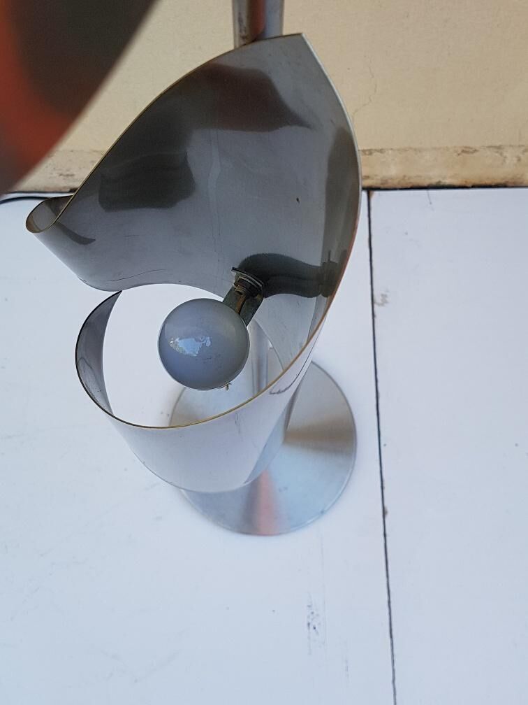 70s design stainless lamp