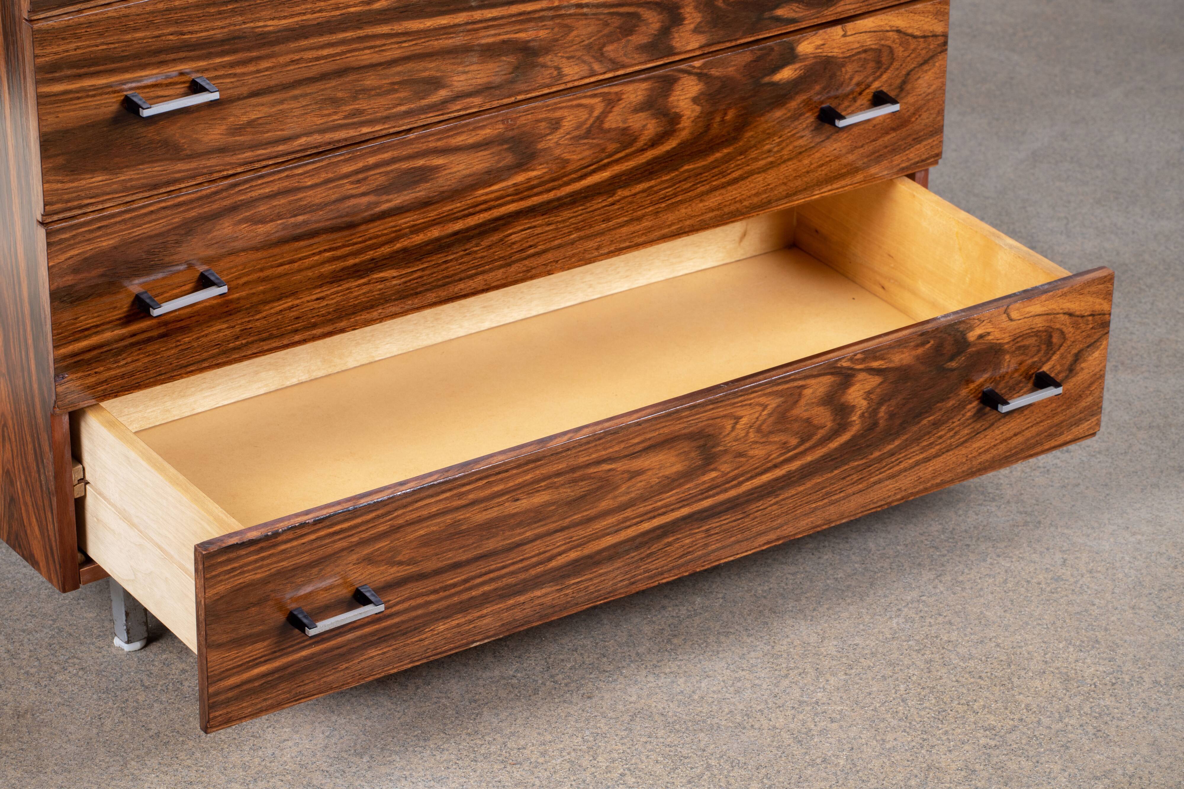 Scandinavian rosewood chest of drawers - 1960