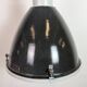 Large Industrial Enamel Factory Pendant Lamp with Glass Cover, 1960s