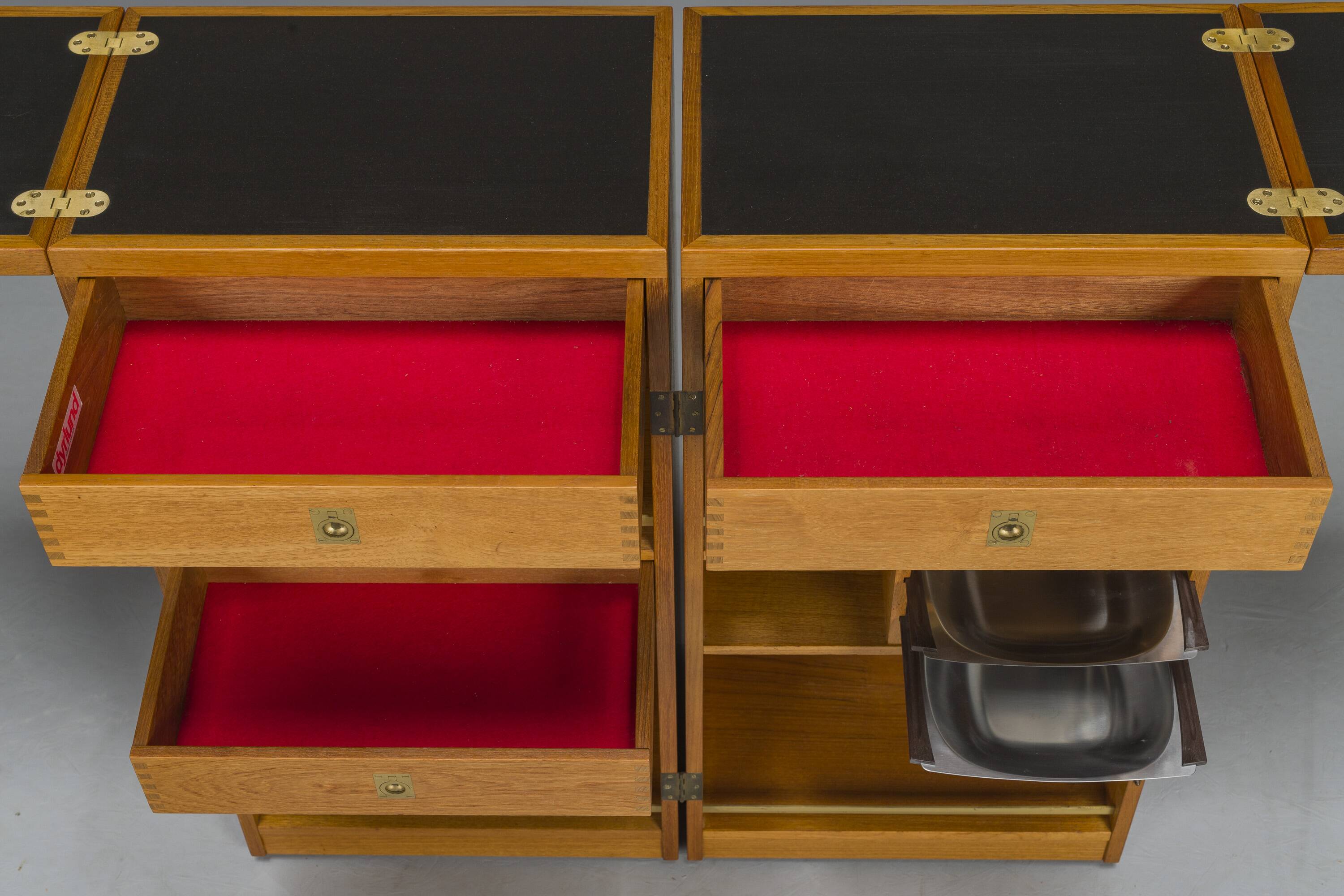Danish Teak Captains Bar by Reno Wahl Iversen for Dyrlund, 1960s