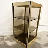Console années 70 verre fumé