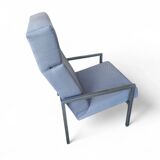 Gijs van der Sluis high back arm chair light grey