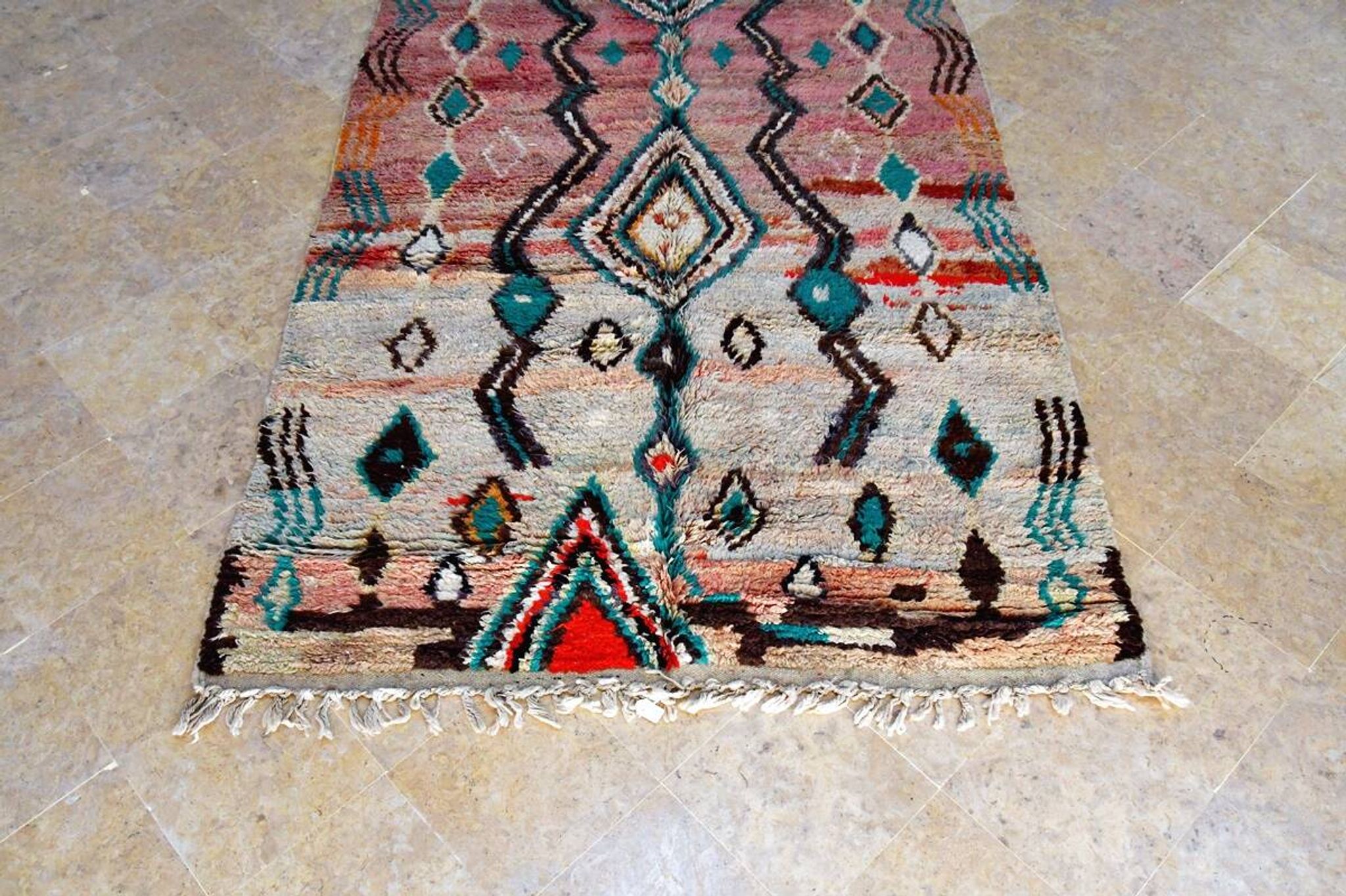Tapis berbère marocain Boujaad 261 x 155 cm