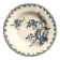 Vintage decorative plate, Gien Chardon bleu model, ironstone.