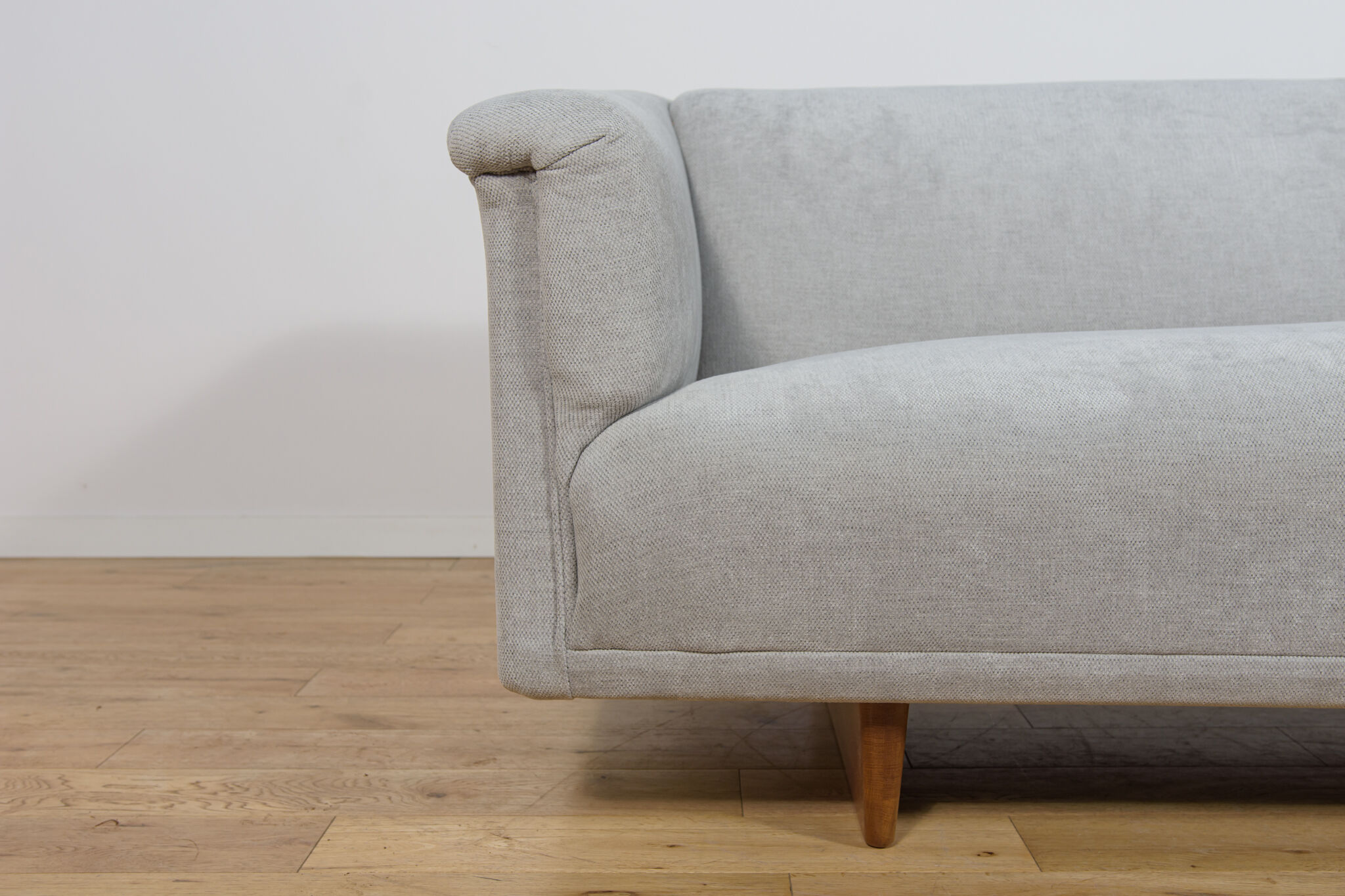 Canapé trois places modèle 4853 de style mid-century moderne par Børge Mogensen pour Tage Kristensen, années 1950.