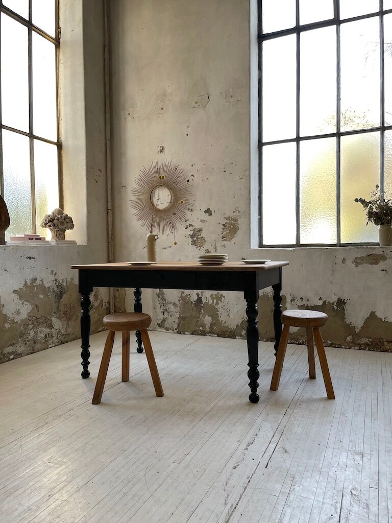 Farm bistro table in oak