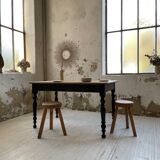 Farm bistro table in oak