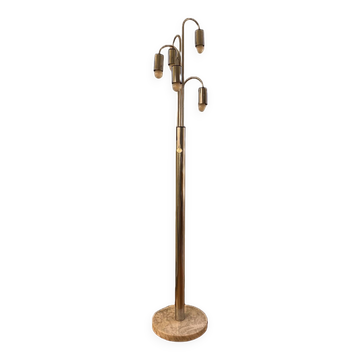 Lampadaire vintage chrome année 70