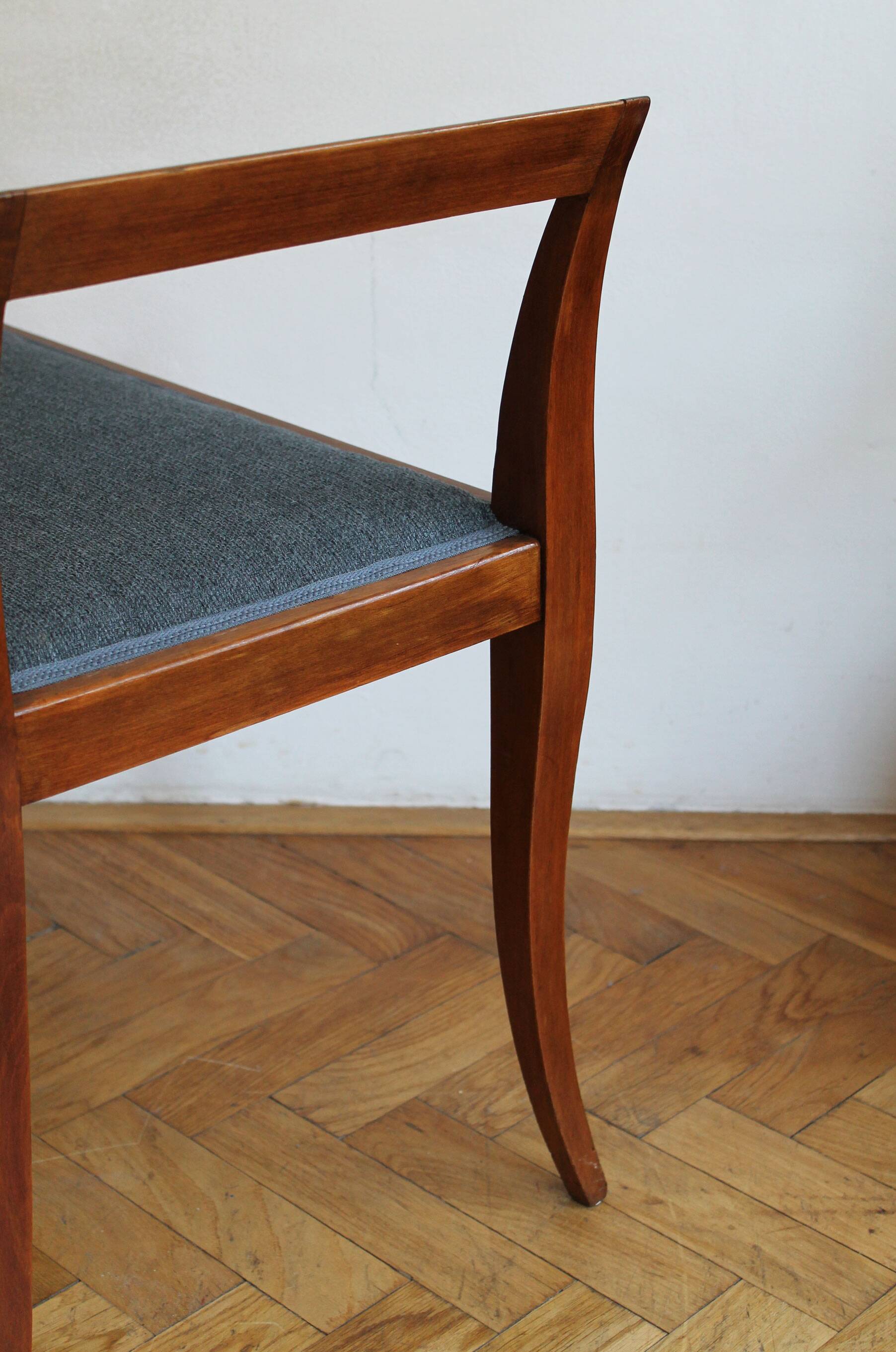Elegant Art Deco Piano Seat/Tabouret, Europe, 1920s