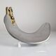 Aluminium and brass log holder by David Marshall, Spain, 1980s