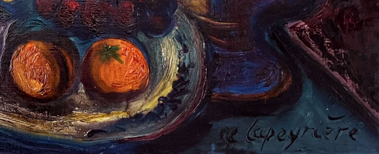 Painting by Evan de Lapeyrière