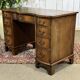 English desk from the 1950s in mahogany with a leather top.
