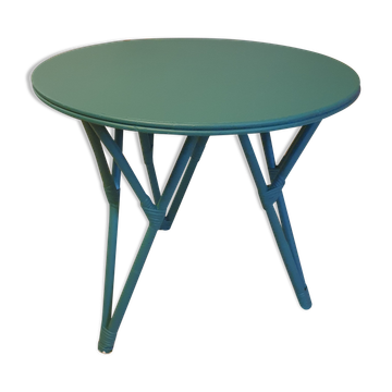 Table basse en rotin