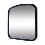 Vintage mirror with black plastic frame, 1970s