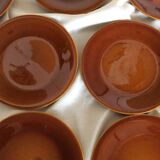 8 vintage dessert plates