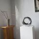 Round aluminium loop vase