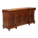 Victorian buffet in mahogany with 3 drawers, Italy, 19th century.