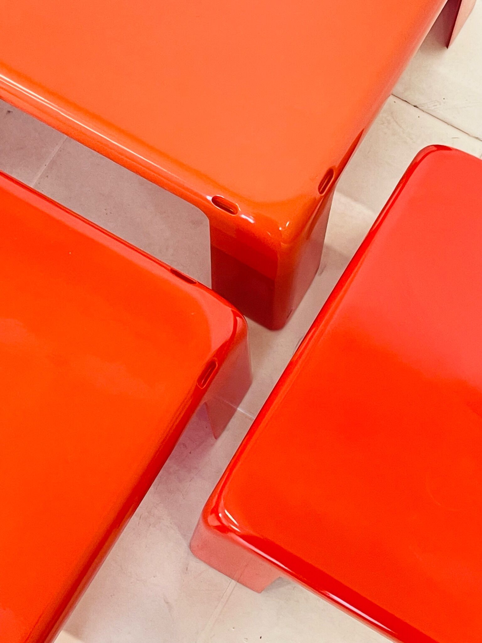 Set of 3 Gatti tables by Mario Bellini for C&B Italia