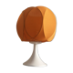 Lampe de table tulipe design space age 1960