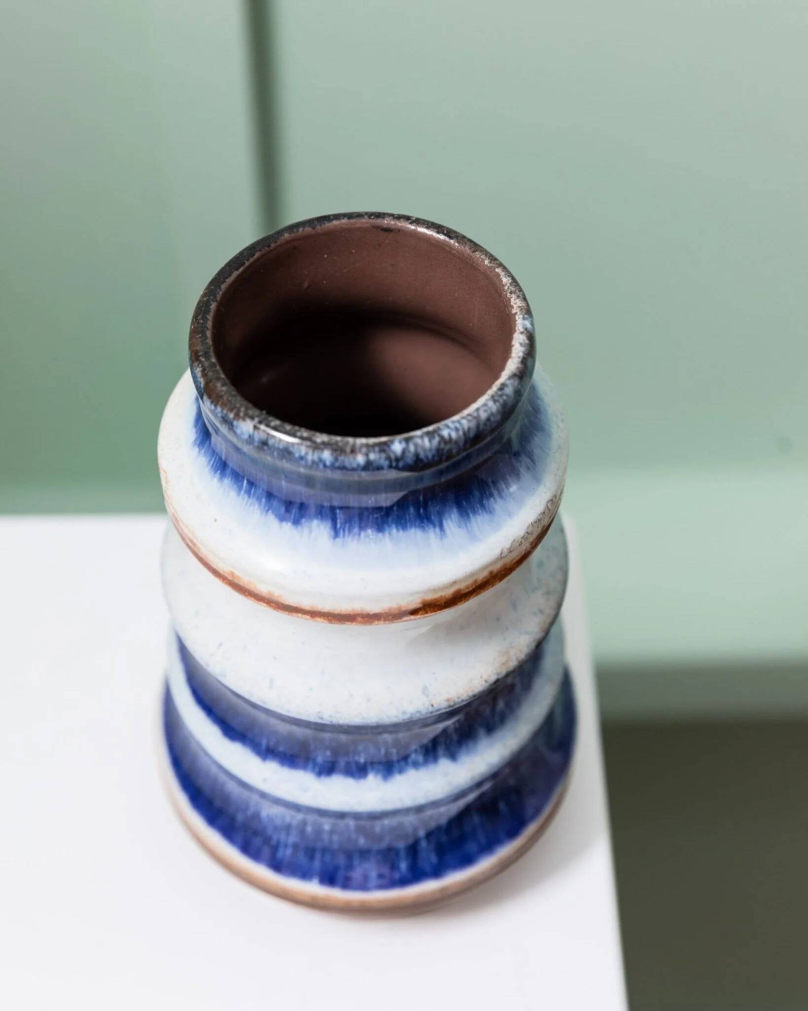 Strehla Vase - German Ceramics - Mid-Century Design - 1960s