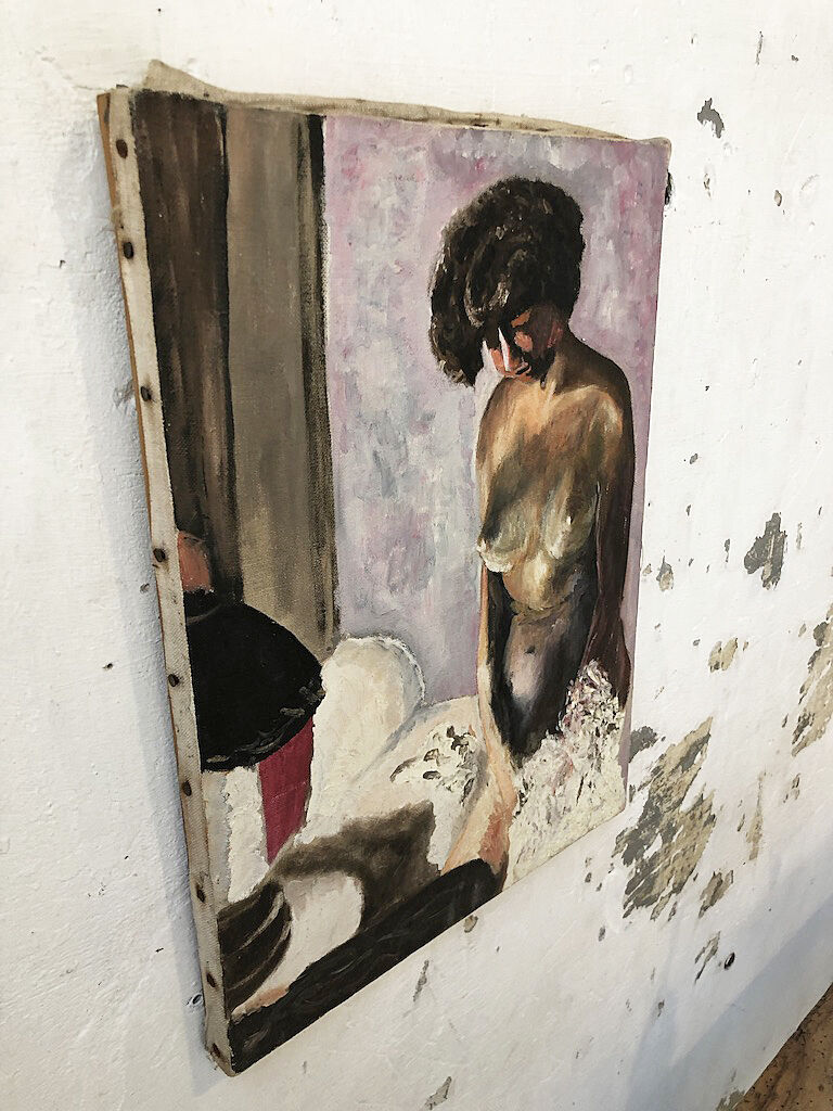 "Naked" oil painting