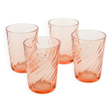 lot de 4 verres à eau, Rosaline, 1970