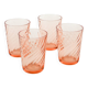 lot de 4 verres à eau, Rosaline, 1970