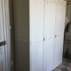 Antique Parisian 3-door wardrobe