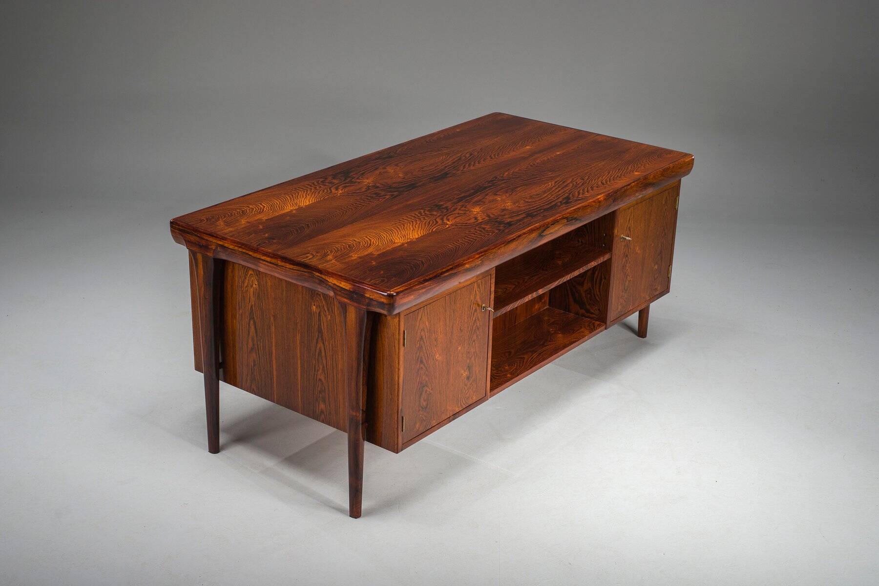 Danish modern executive desk by Ib Kofod Larsen for Faarup Møbelfabrik, 1960