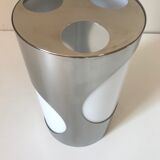 Lamp stainless steel and design perpex Space Age 1970