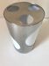 Lamp stainless steel and design perpex Space Age 1970
