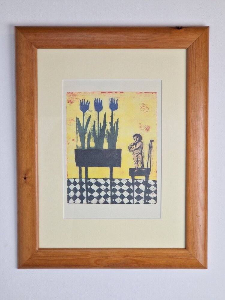 Eliza Kopec, Primavera, 1990s, Lithograph, Framed