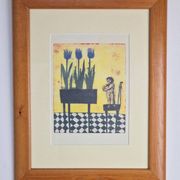 Eliza Kopec, Primavera, 1990s, Lithograph, Framed