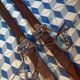 Vintage wooden skis 191cm