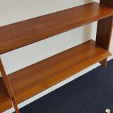 Mid-century vintage library wall shelf