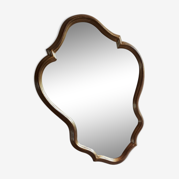 Golden mirror 44x58cm