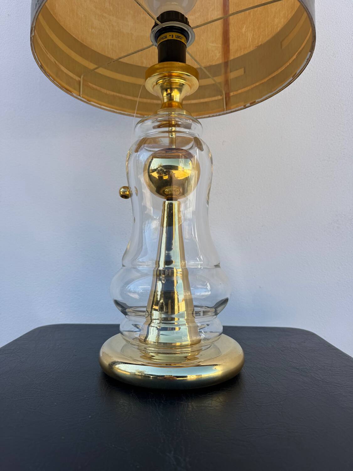 Large Richard Essig lamp from the 1970s.
