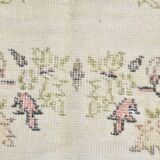 Light Green & Beige Floral Persian Rug, 204x320Cm