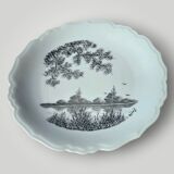 Service de 13 assiettes vintage de Limoges décorées à la main