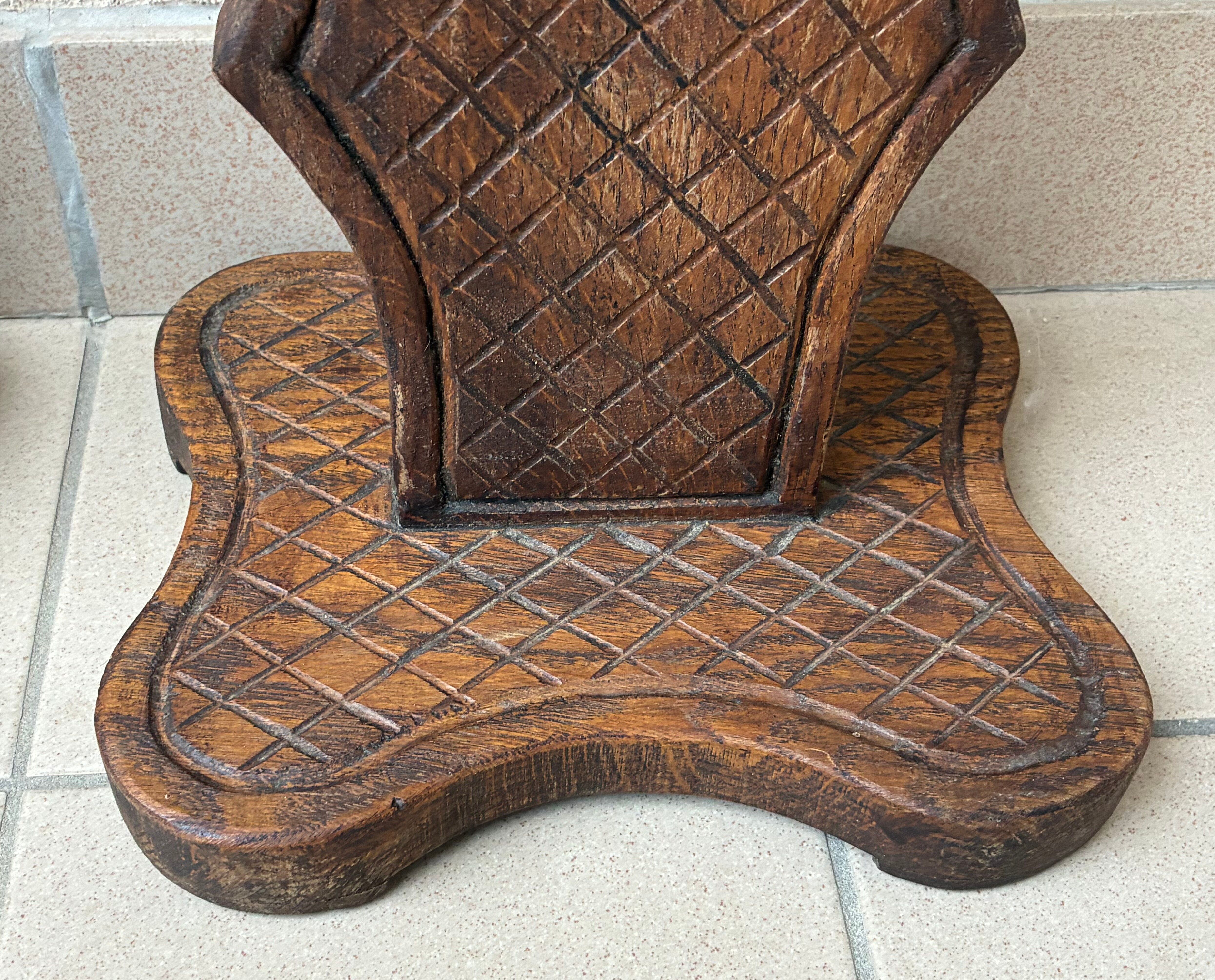 Paire de Porte-plantes vintage