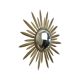 Mid Century Copper Plated Metal Sun Mirror Deknudt Convex 55cm