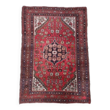 Ancien tapis en laine fait main