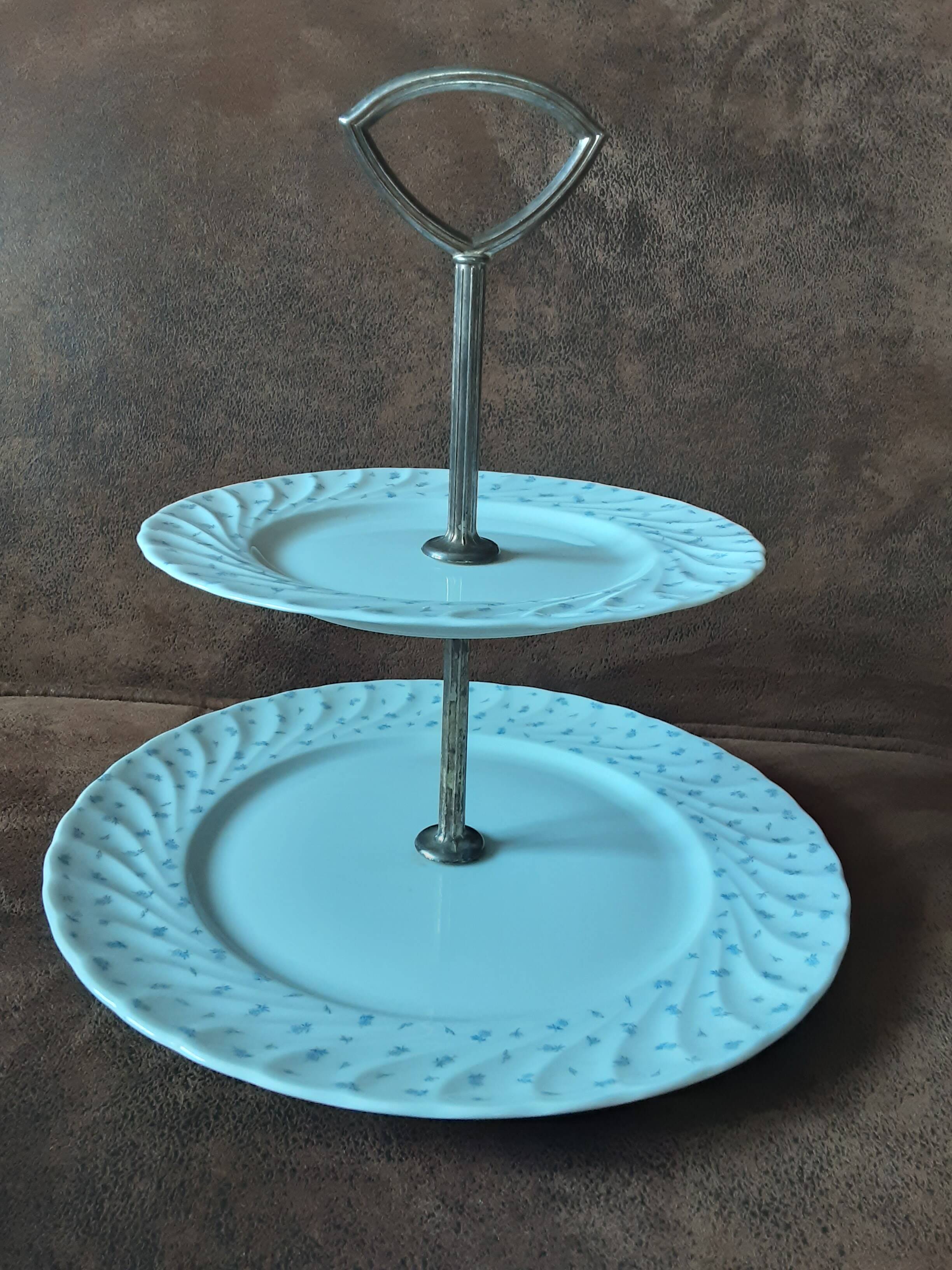 Philippe Deshoulieres Porcelain Tiered Dish