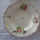 4 plates sarreguemines, hollow faience flowers strasbourg